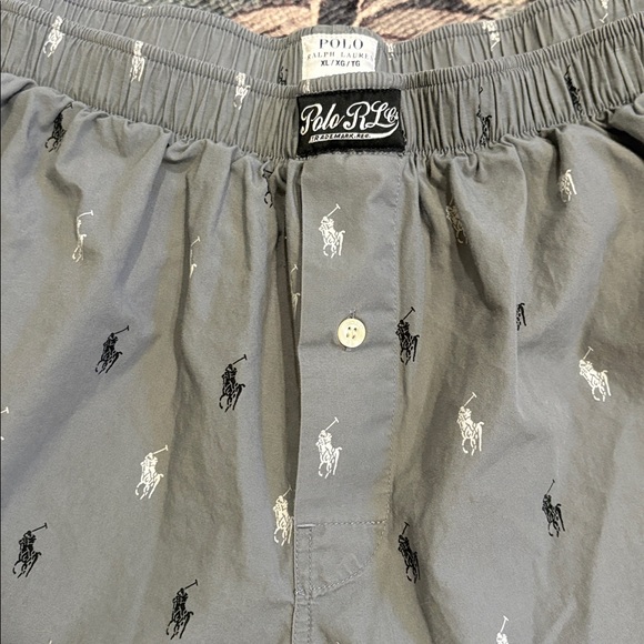 Polo Ralph Lauren Men’s Classic Fit 100% Cotton Gray Pony Loungewear Shorts XL ! - Picture 2 of 10